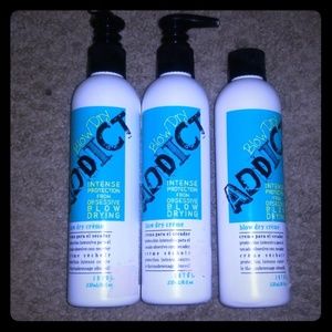 Blow Dry Addict heat protection for hair
